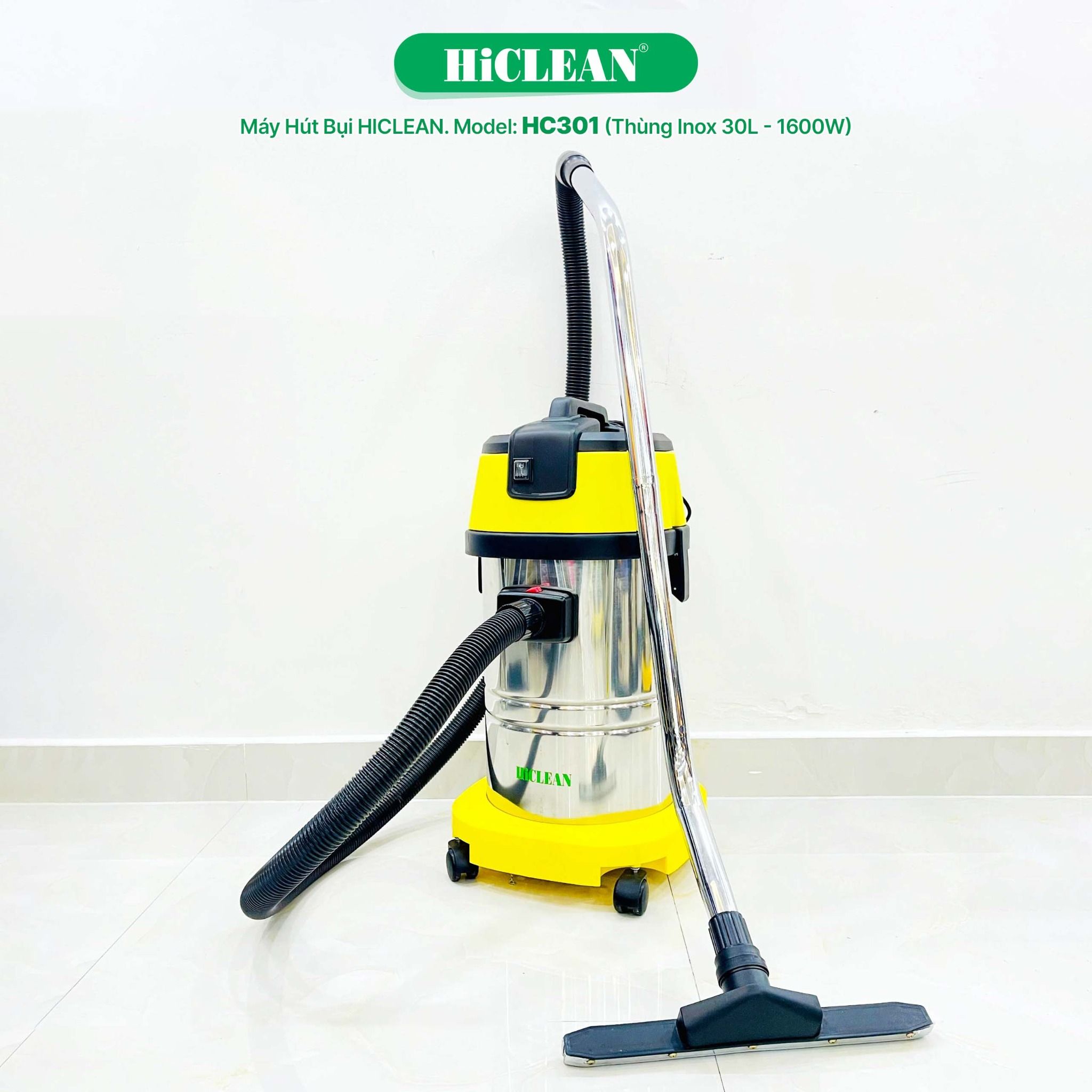  Máy hút bụi hút nước HiClean HC 301 
