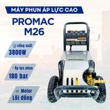  Máy phun rửa áp lực cao Promac M26, công suất 3800W, 180 bar 