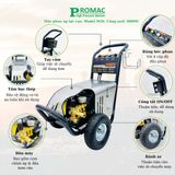  Máy phun rửa áp lực cao Promac M26, công suất 3800W, 180 bar 