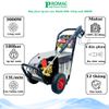  Máy rửa xe áp lực cao Promac M30, công suất 3000W, 180 bar 