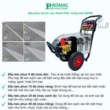  Máy rửa xe áp lực cao Promac M30, công suất 3000W, 180 bar 