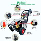  Máy rửa xe áp lực cao Promac M30, công suất 3000W, 180 bar 
