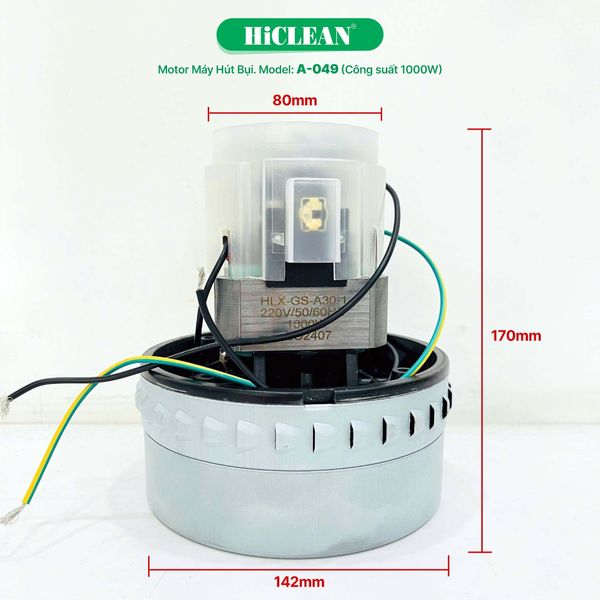  Motor hút bụi A-049, công suất 1000W 