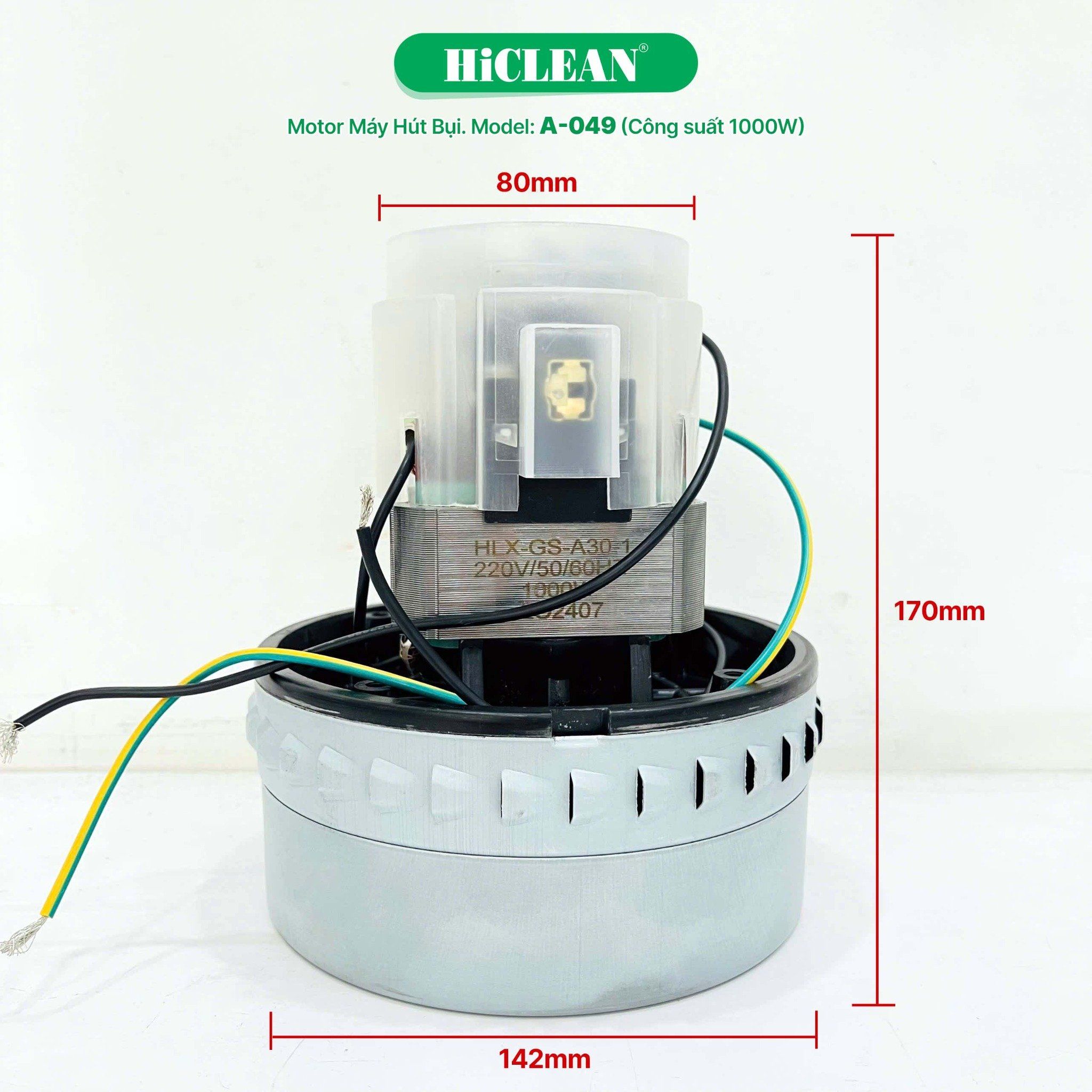  Motor hút bụi A-049, công suất 1000W 
