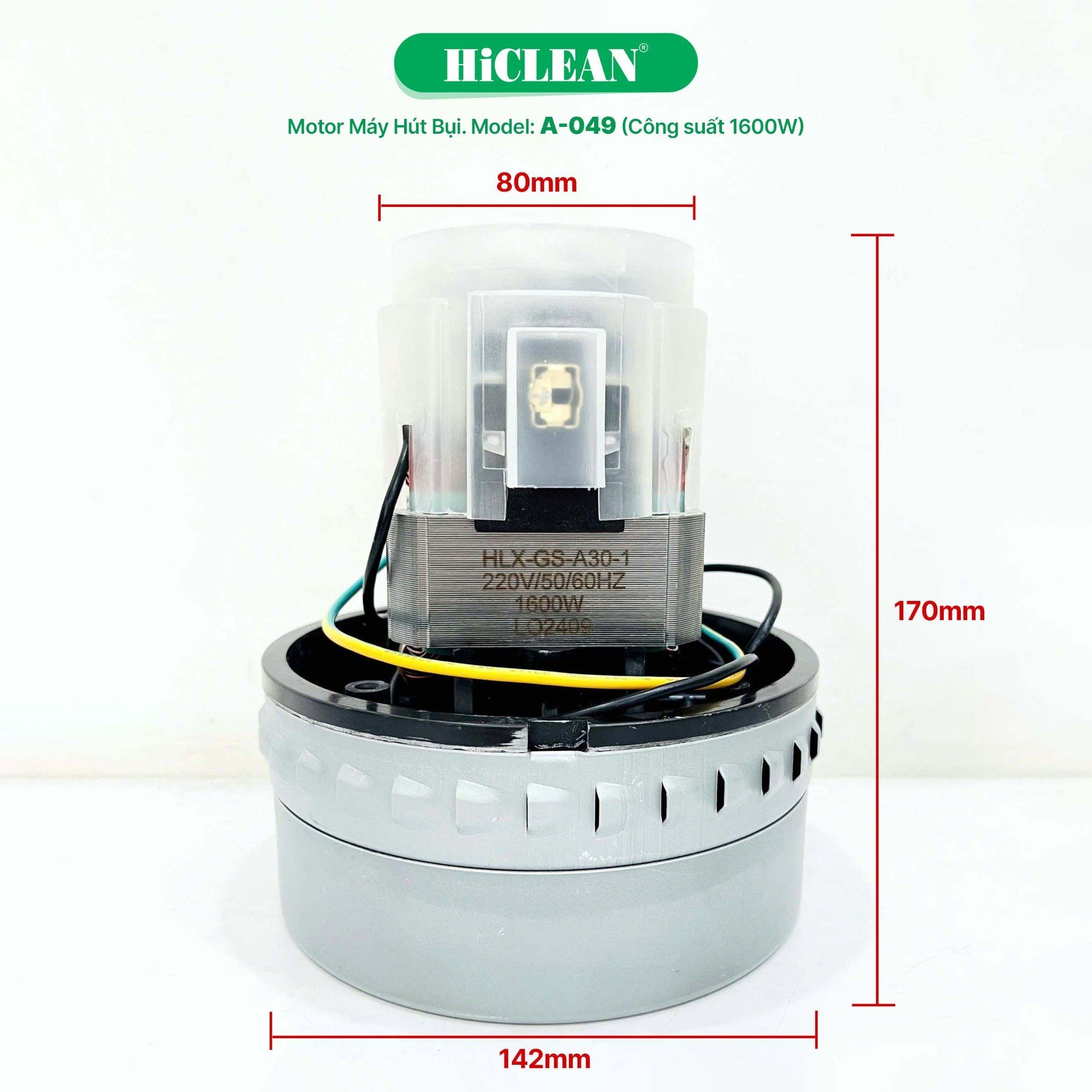  Motor hút bụi A-049, công suất 1600W 