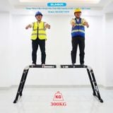  Thang nhôm gấp 4 đoạn Sumika SKM203 NEW, chữ A cao 1.73m, chữ I cao 3.58m 