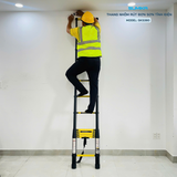 Thang nhôm rút gọn Sumika SKS380, sơn tĩnh điện, chiều cao 3.8m 