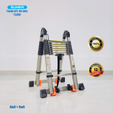  Thang Inox rút chữ A SUMIKA TA250, chiều cao 2.5M 