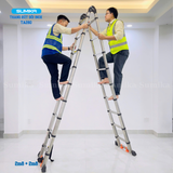 Thang Inox rút chữ A SUMIKA TA280, chiều cao 2.8M 