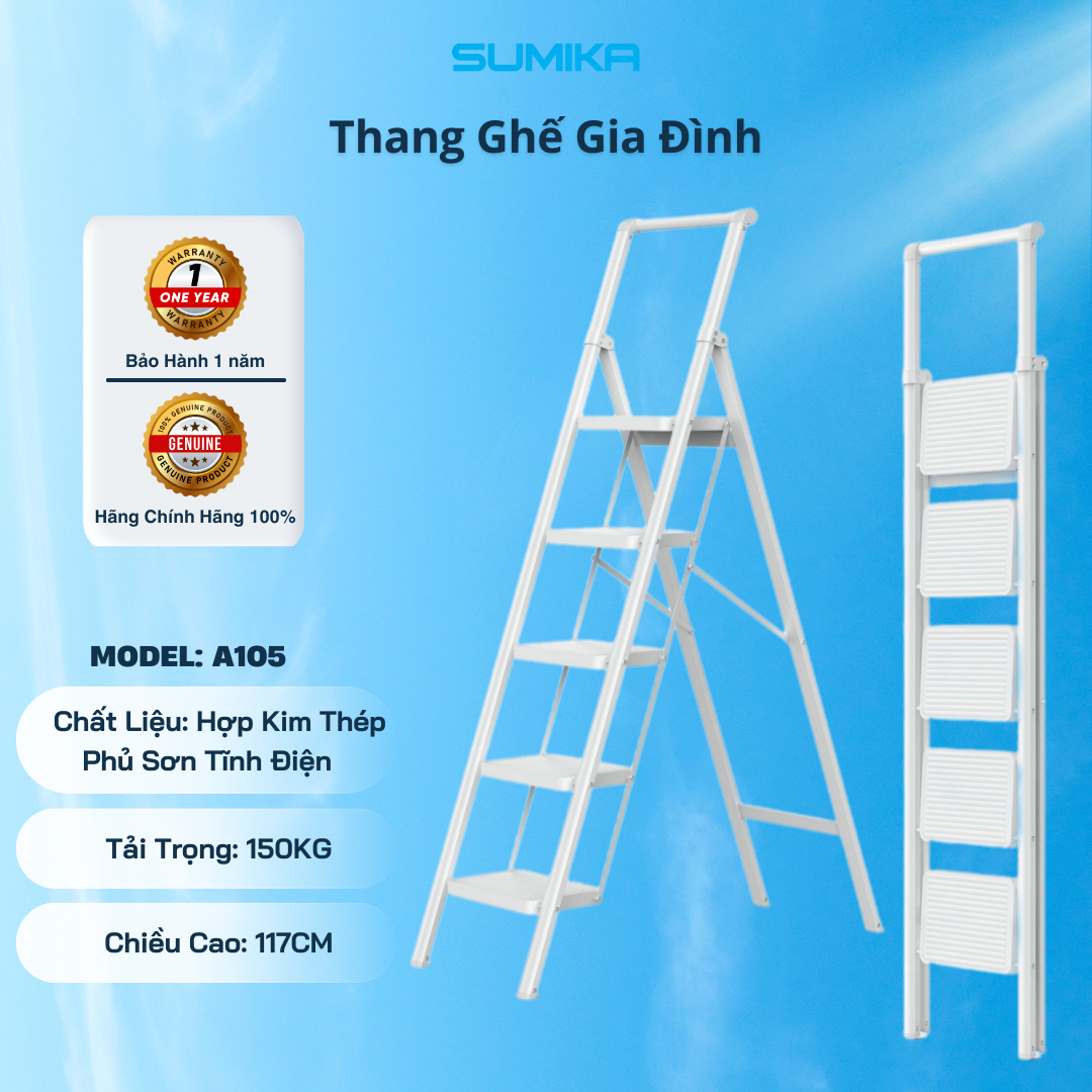  Thang ghế gia đình 5 bậc SUMIKA A105 
