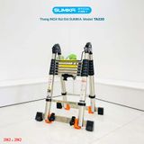  Thang Inox rút chữ A SUMIKA TA220, chiều cao 2.2M 