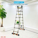  Thang Inox rút chữ A SUMIKA TA250, chiều cao 2.5M 