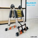  Thang Inox rút chữ A SUMIKA TA280, chiều cao 2.8M 