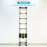  Thang rút inox SUMIKA T440, đai đen, chiều cao 4.4m 