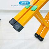  Thang nhôm gấp 4 đoạn JUMBO B204, chữ A cao 2.35m 