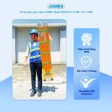  Thang nhôm gấp 4 đoạn JUMBO B205, chữ A cao 2.9m 