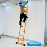  Thang nhôm gấp 4 đoạn JUMBO B303, chữ A cao 1.7m 