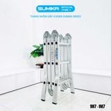  Thang nhôm gấp 4 đoạn SUMIKA SK603, chữ A cao 1.7m, chữ I cao 3.4m 