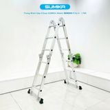  Thang nhôm gấp 4 đoạn Sumika SKM203, chữ A cao 1.7m 