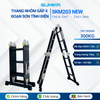 Thang nhôm gấp 4 đoạn Sumika SKM203 NEW, chữ A cao 1.73m, chữ I cao 3.58m