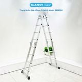  Thang nhôm gấp 4 đoạn Sumika SKM204, chữ A cao 2.35m 