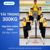  Thang nhôm gấp 4 đoạn Sumika SKM203, chữ A cao 1.7m 