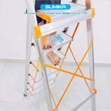  Thang nhôm ghế 6 bậc SUMIKA SK306, chiều cao 1.5m, tải trọng 150kg 
