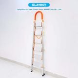  Thang nhôm ghế 6 bậc SUMIKA SK306, chiều cao 1.5m, tải trọng 150kg 