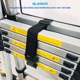  Thang nhôm rút đôi SUMIKA SK380D NEW, chiều cao 1.9M 