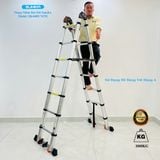  Thang nhôm rút đôi SUMIKA SK440D NEW, chiều cao 2.2M 
