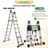  Thang nhôm rút đôi SUMIKA SK500D NEW (2.5m+2.5m) 
