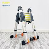  Thang nhôm rút đôi SUMIKA SK560D NEW, chữ A cao 2.8M 
