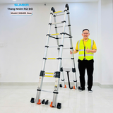  Thang nhôm rút đôi SUMIKA SK640D NEW, chiều cao 3.0M 