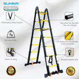  Thang nhôm rút đôi SUMIKA SKS440D, sơn tĩnh điện, chiều cao 2.2M 