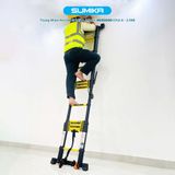 Thang nhôm rút đôi SUMIKA SKS500D, sơn tĩnh điện, chiều cao 2.5M 