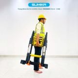  Thang nhôm rút đôi SUMIKA SKS560D, sơn tĩnh điện, chiều cao 2.8M 