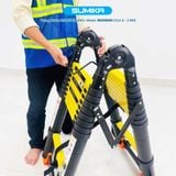  Thang nhôm rút đôi SUMIKA SKS560D, sơn tĩnh điện, chiều cao 2.8M 