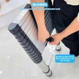  Thang nhôm rút đơn SUMIKA SK510, chiều cao 5.1m 