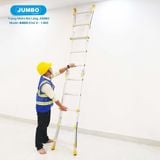  Thang nhôm rút lồng JUMBO A403, chữ A cao nhất 1.4m 