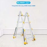  Thang nhôm rút lồng JUMBO A404, chữ A cao nhất 1.9m 