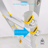  Thang nhôm rút lồng JUMBO A405, chữ A cao nhất 2.5m 
