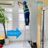  Thang nhôm rút lồng JUMBO A405, chữ A cao nhất 2.5m 