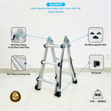  Thang nhôm chữ A rút lồng SUMIKA SKM403, chữ A cao nhất 1.4m 