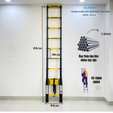  Thang nhôm rút đơn Sumika SKS440, sơn tĩnh điện, chiều cao 4.4m 