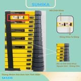  Thang nhôm rút gọn Sumika SKS510, sơn tĩnh điện, chiều cao 5.1m 