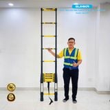  Thang nhôm rút gọn Sumika SKS510, sơn tĩnh điện, chiều cao 5.1m 