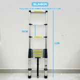  Thang nhôm rút đơn SUMIKA SK320, chiều cao 3.2m 