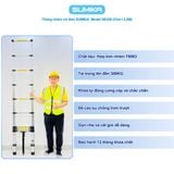  Thang nhôm rút đơn SUMIKA SK320, chiều cao 3.2m 