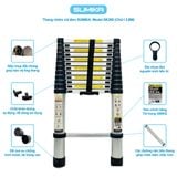  Thang rút nhôm đơn SUMIKA SK380 (cao 3.8m) 