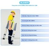  Thang rút nhôm đơn SUMIKA SK380 (cao 3.8m) 